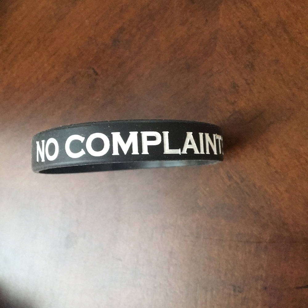 No Complaints Brand bracelet